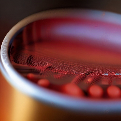 5-second close-mic ASMR: a chamoy-coated can is quickly pressed straight down into fine chili powder, making a soft dry “fwoosh” and muffled crunch as the powder coats the sticky rim, then immediately lifted back up with a subtle powdery release. Fast, smooth motion. No metal clinks, tapping, scraping, voices, or music.